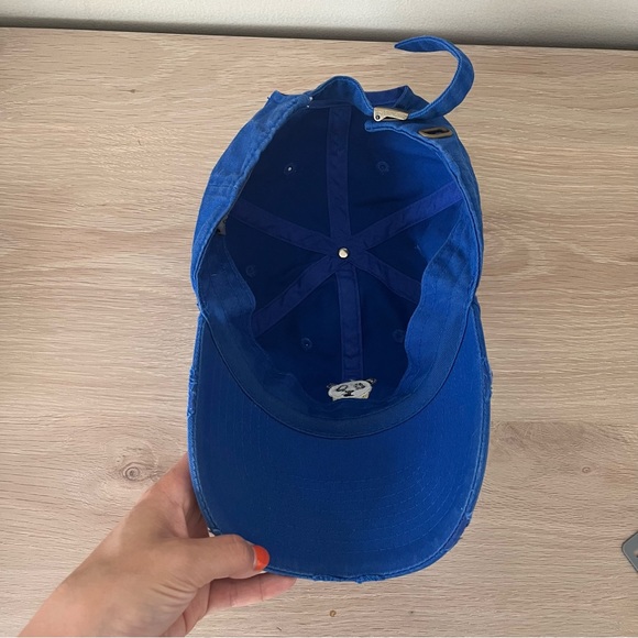 Gold Chain Panda Vintage Distressed Dad Hat Baseball Cap. OS Adjustable - Picture 5 of 6